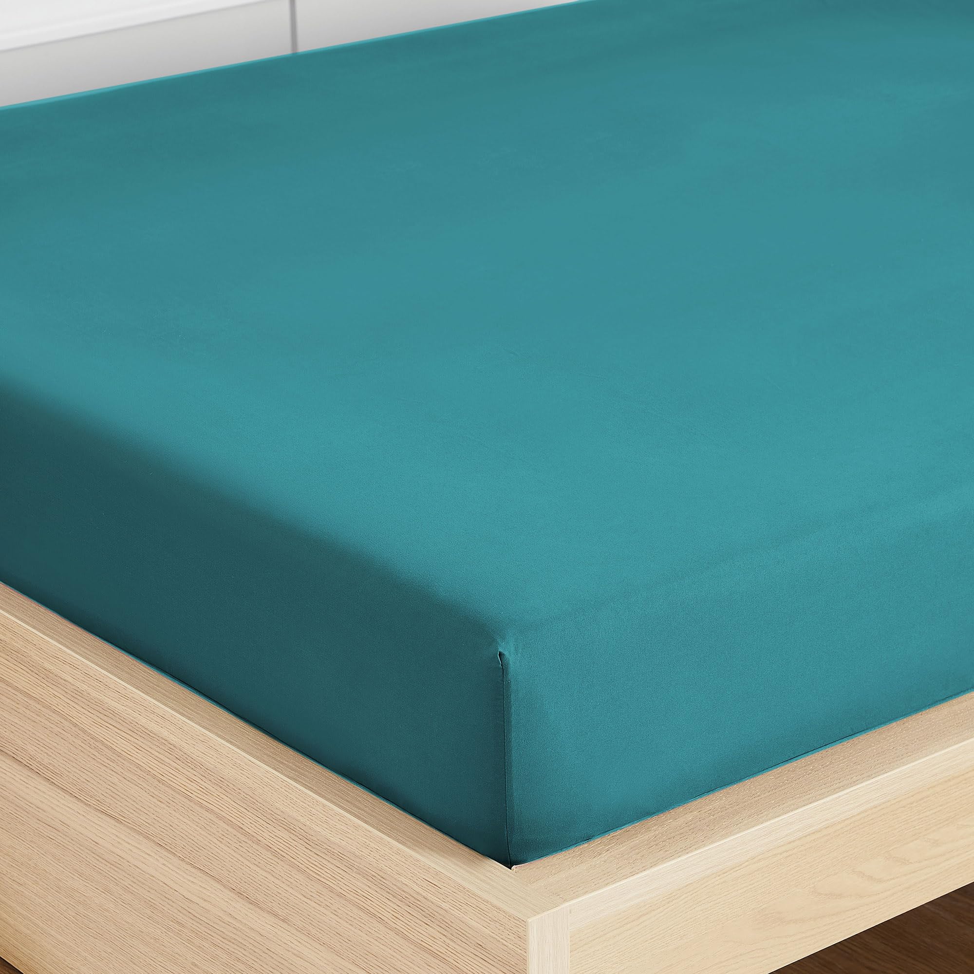 Foto 5 pulgar | Sábana Bajera Ajustable Sweet Home Collection Twin Xl, Color Verde Azulado - Venta Internacional.