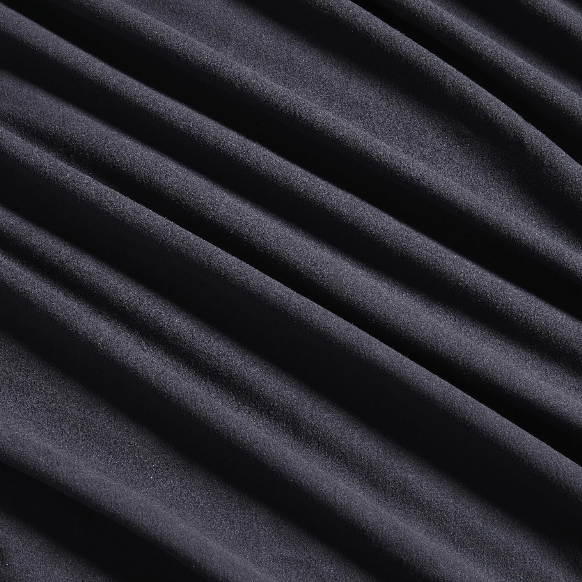 Foto 4 pulgar | Sábana Bajera Ajustable De Franela, Colección Sweet Home, Tamaño King, Color Negro - Venta Internacional.