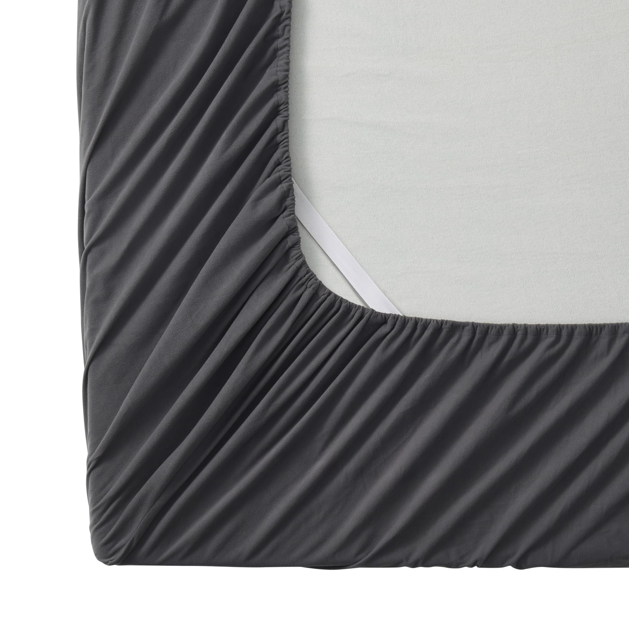 Foto 3 pulgar | Sábana Bajera Ajustable De Franela Sweet Home Collection Twin Grey - Venta Internacional.