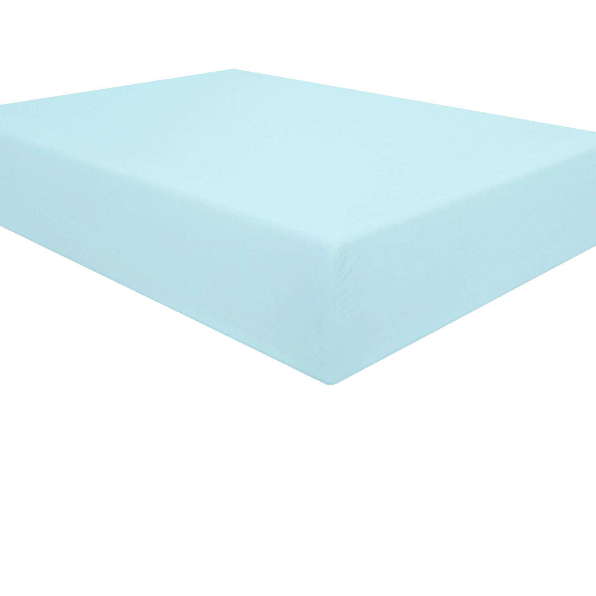Sábana Bajera Ajustable Ntbay de Microfibra Cepillada Twin XL Aqua - Venta Internacional