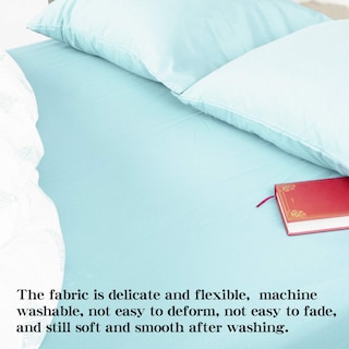Foto 4 | Sábana Bajera Ajustable Ntbay de Microfibra Cepillada Twin XL Aqua - Venta Internacional