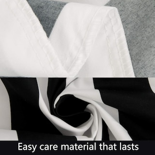 Foto 3 | Sábana Bajera Ajustable Ntbay de Microfibra Cepillada Twin XL Negro con Blanco - Venta Internacional