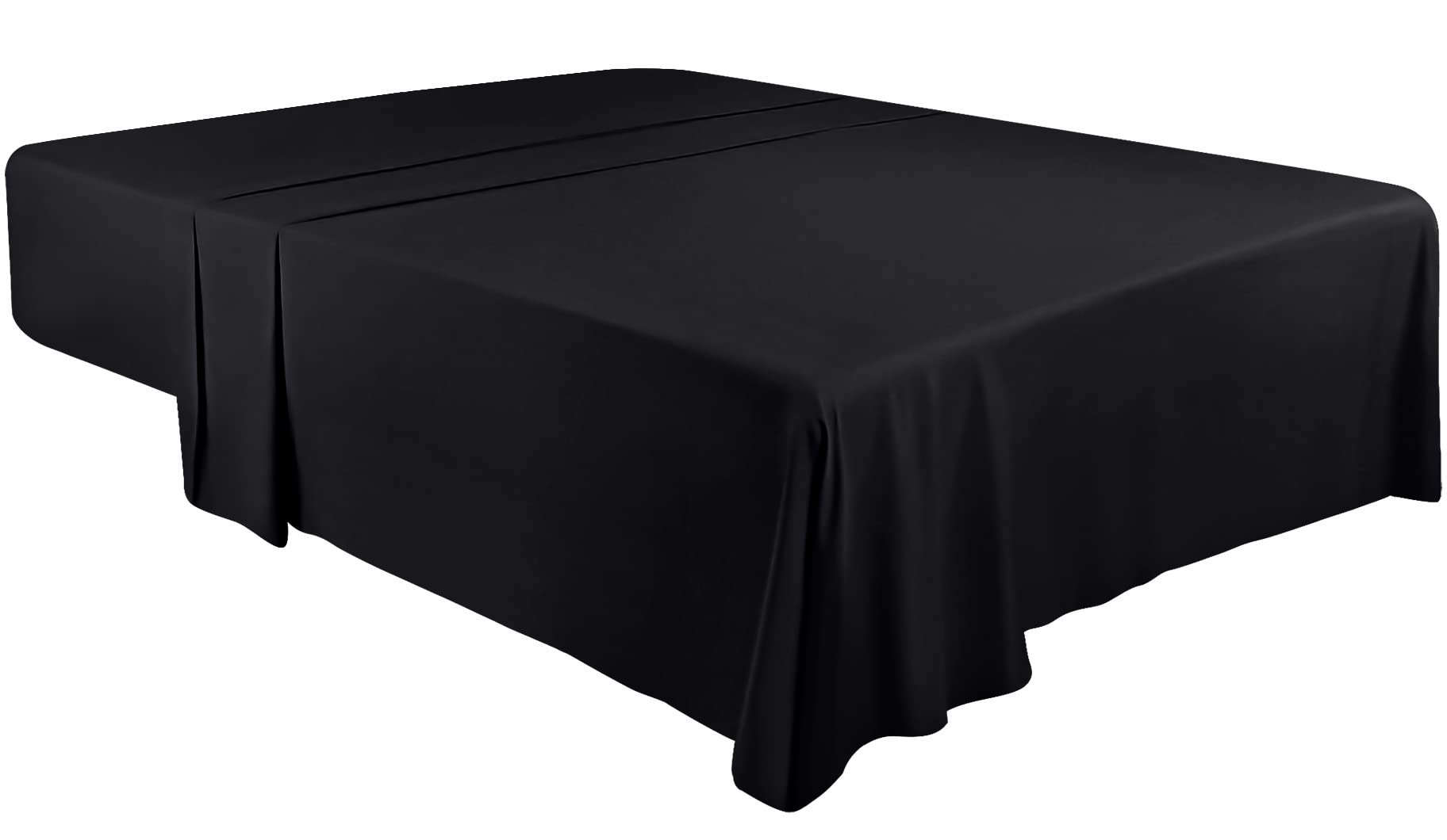 Foto 5 pulgar | Sábana Plana Utopia Bedding De Microfibra Cepillada Suave, Tamaño King, Color Negro - Venta Internacional.