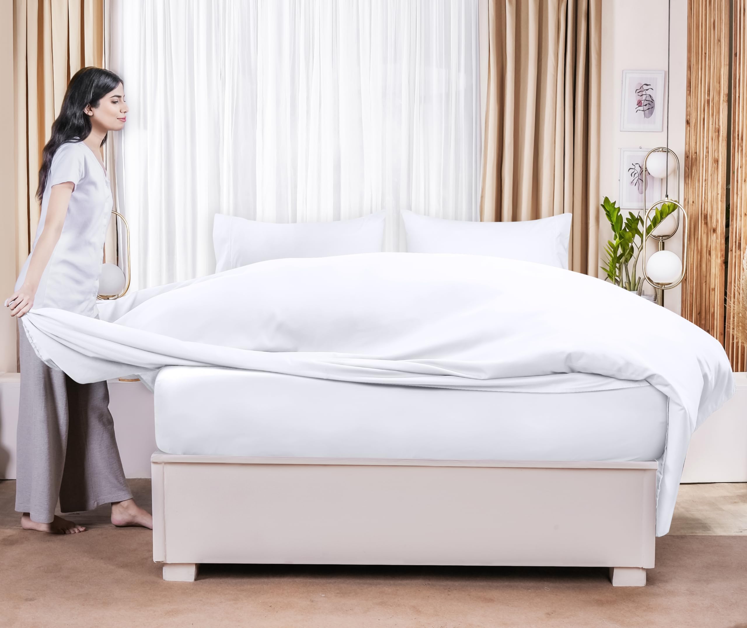 Foto 7 pulgar | Flat Sheets Utopia - Juego De Ropa De Cama (6 Unidades, Microfibra Cepillada) - Venta Internacional.