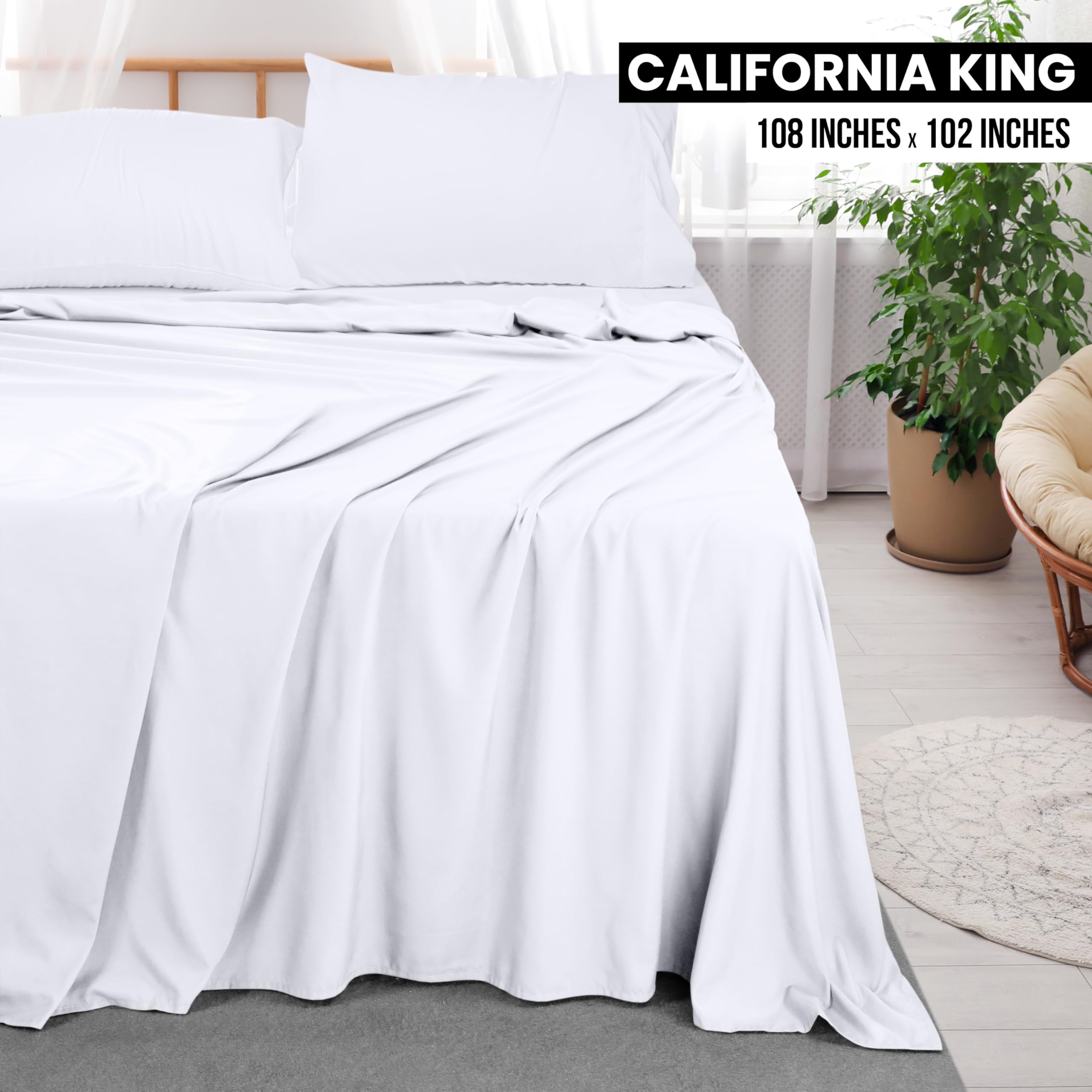Foto 3 pulgar | Juego De Ropa De Cama Flat Sheets Utopia, 6 Unidades, Suave Microfibra Cepillada - Venta Internacional.