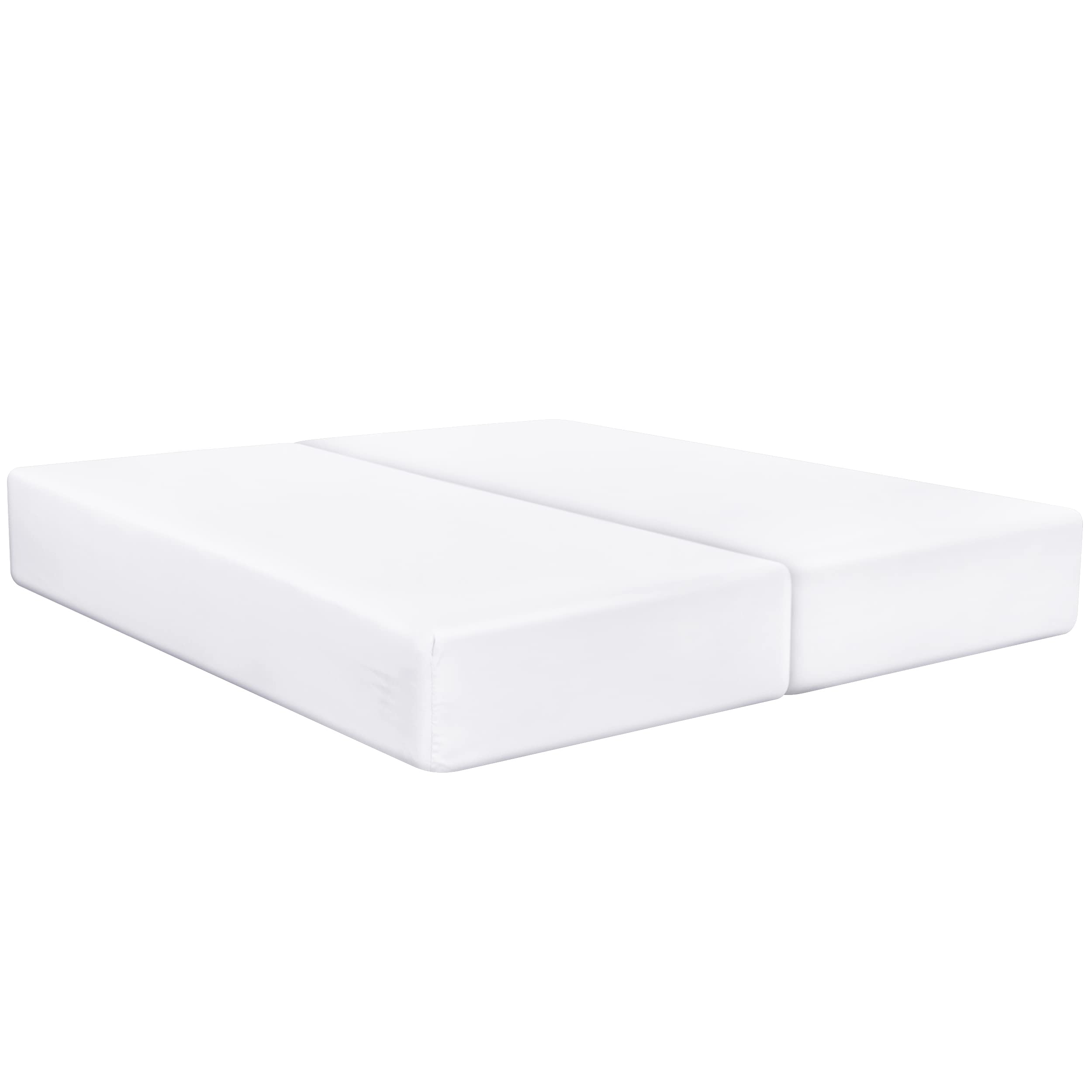 Sábana Ajustable Utopia Bedding Split-king Soft De Microfibra Blanca - Venta Internacional.