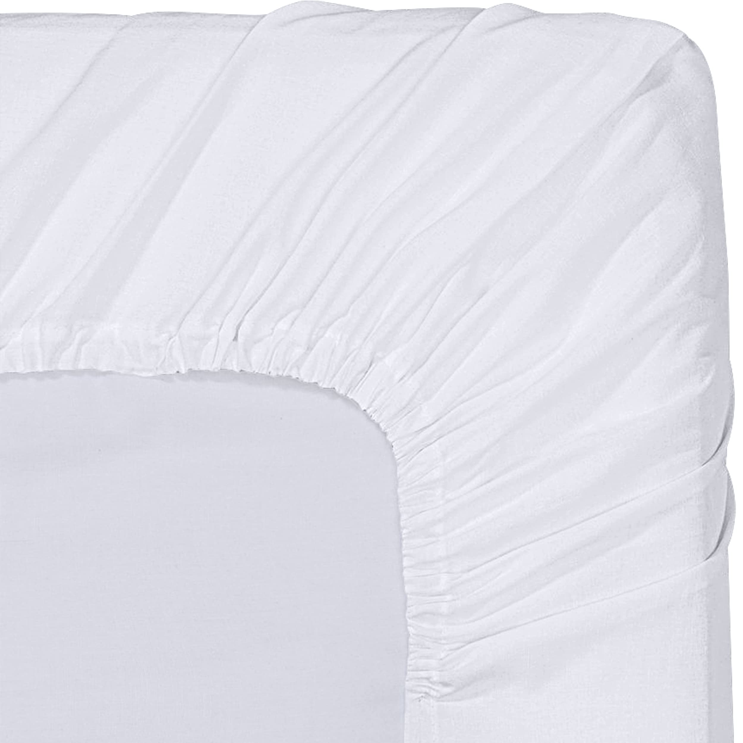 Foto 6 | Sábana Ajustable Utopia Bedding Split-king Soft De Microfibra Blanca - Venta Internacional.