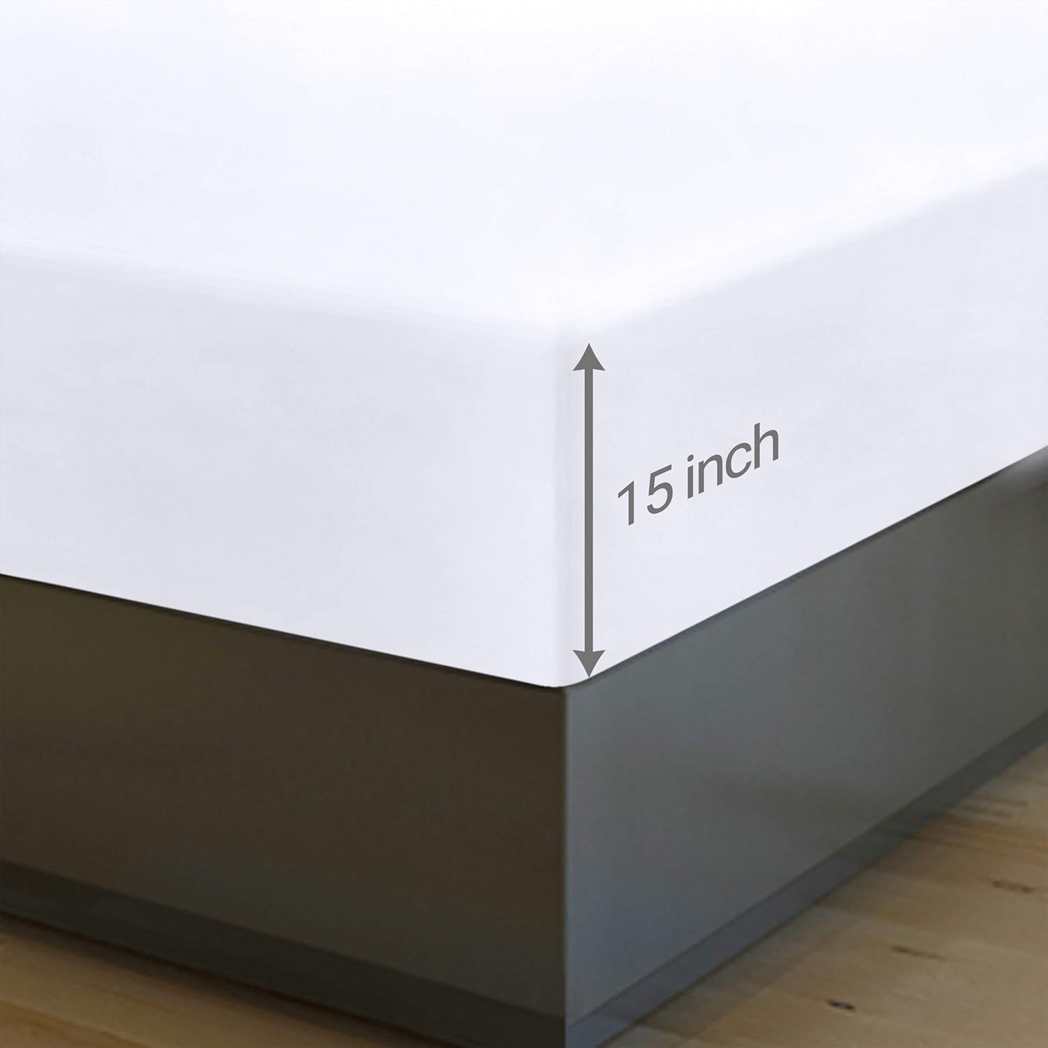Foto 6 pulgar | Sábanas Ajustables Utopia Bedding, Paquete Completo De 6 Unidades, Microfibra Suave, Color Blanco - Venta Internacional