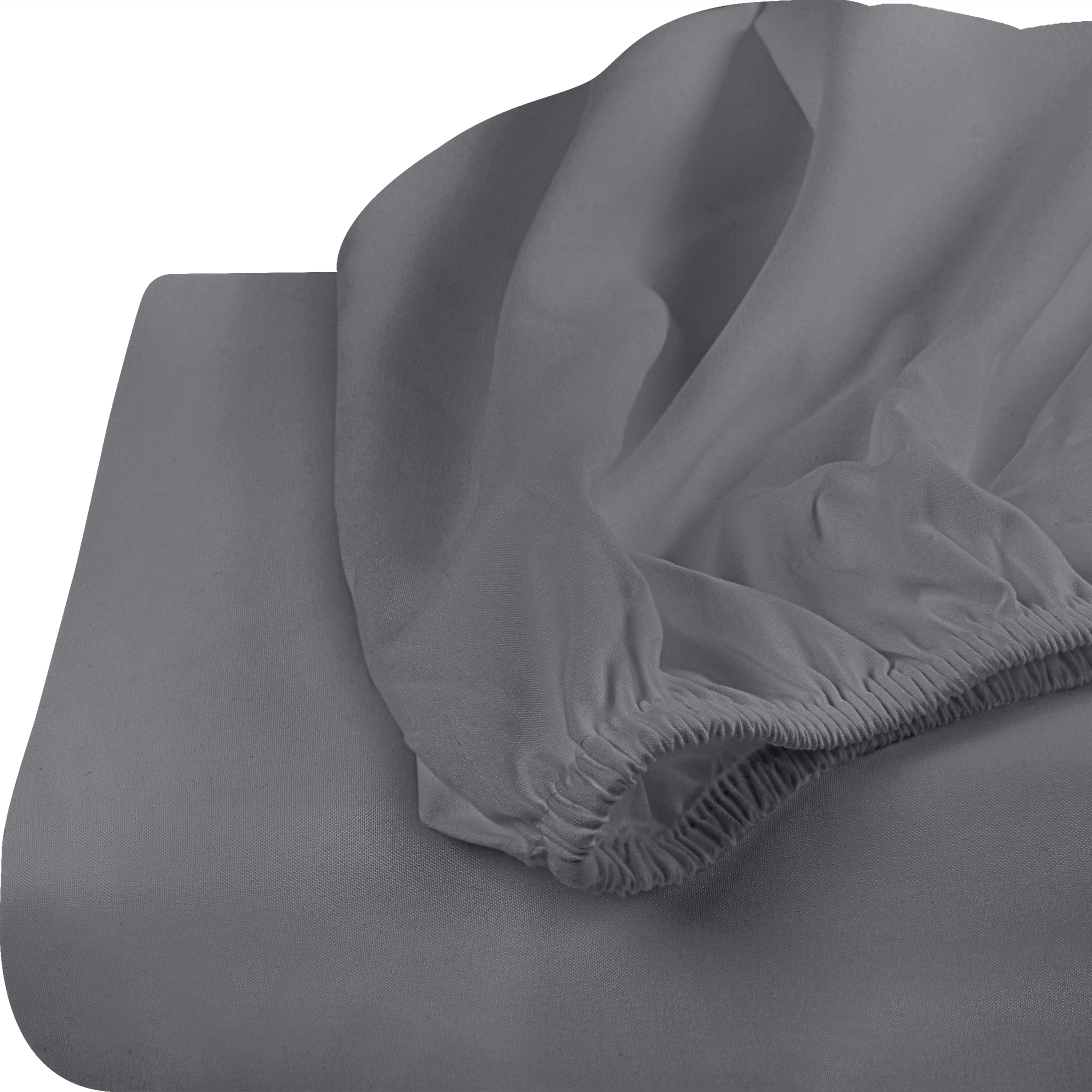 Foto 6 pulgar | Sábanas Ajustables Utopia Bedding Queen, Paquete De 6 Unidades, Microfibra Suave, Color Gris - Venta Internacional.