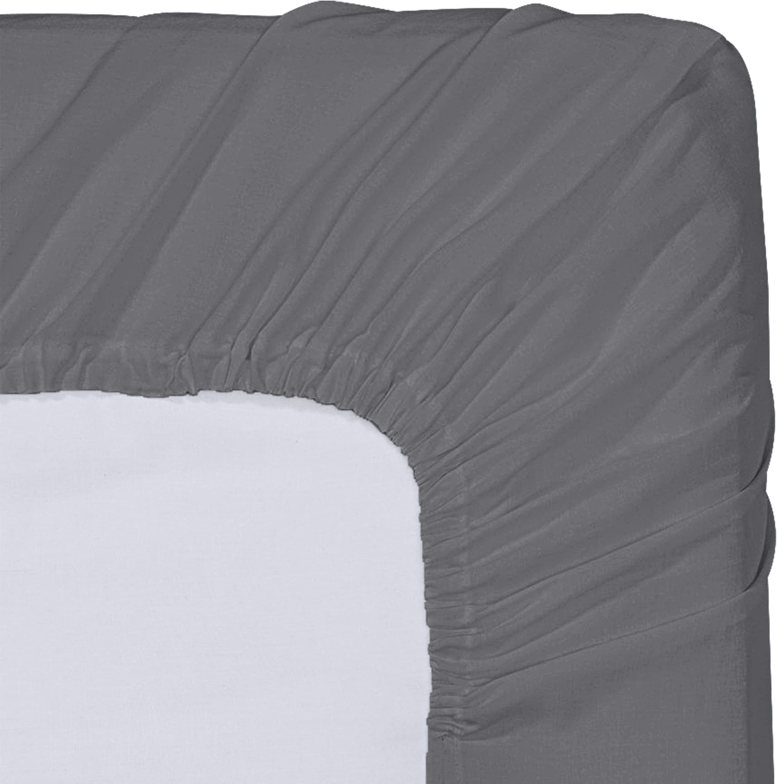 Foto 7 pulgar | Sábanas Ajustables Utopia Bedding Queen, Paquete De 6 Unidades, Microfibra Suave, Color Gris - Venta Internacional.