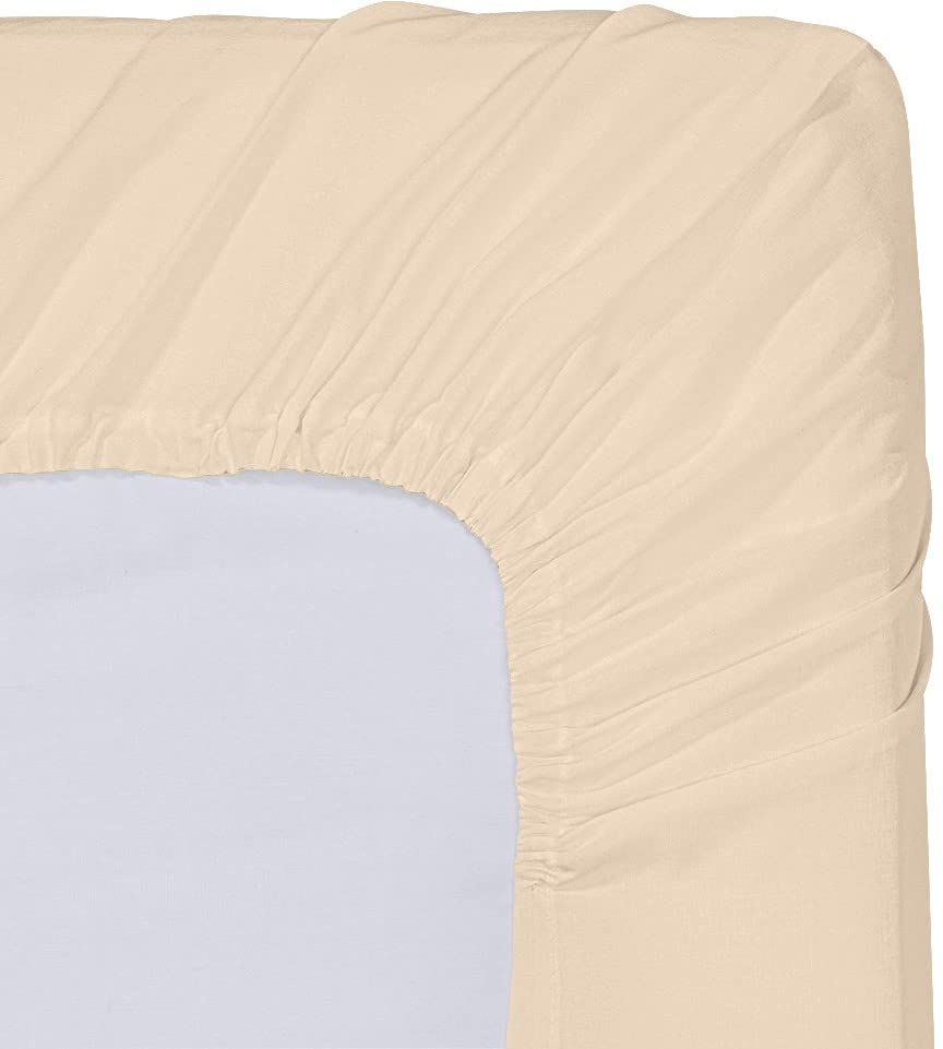 Foto 6 | Sábanas Ajustables Utopia Bedding Queen, Paquete De 6 Unidades, Microfibra Suave, Color Beige - Venta Internacional.
