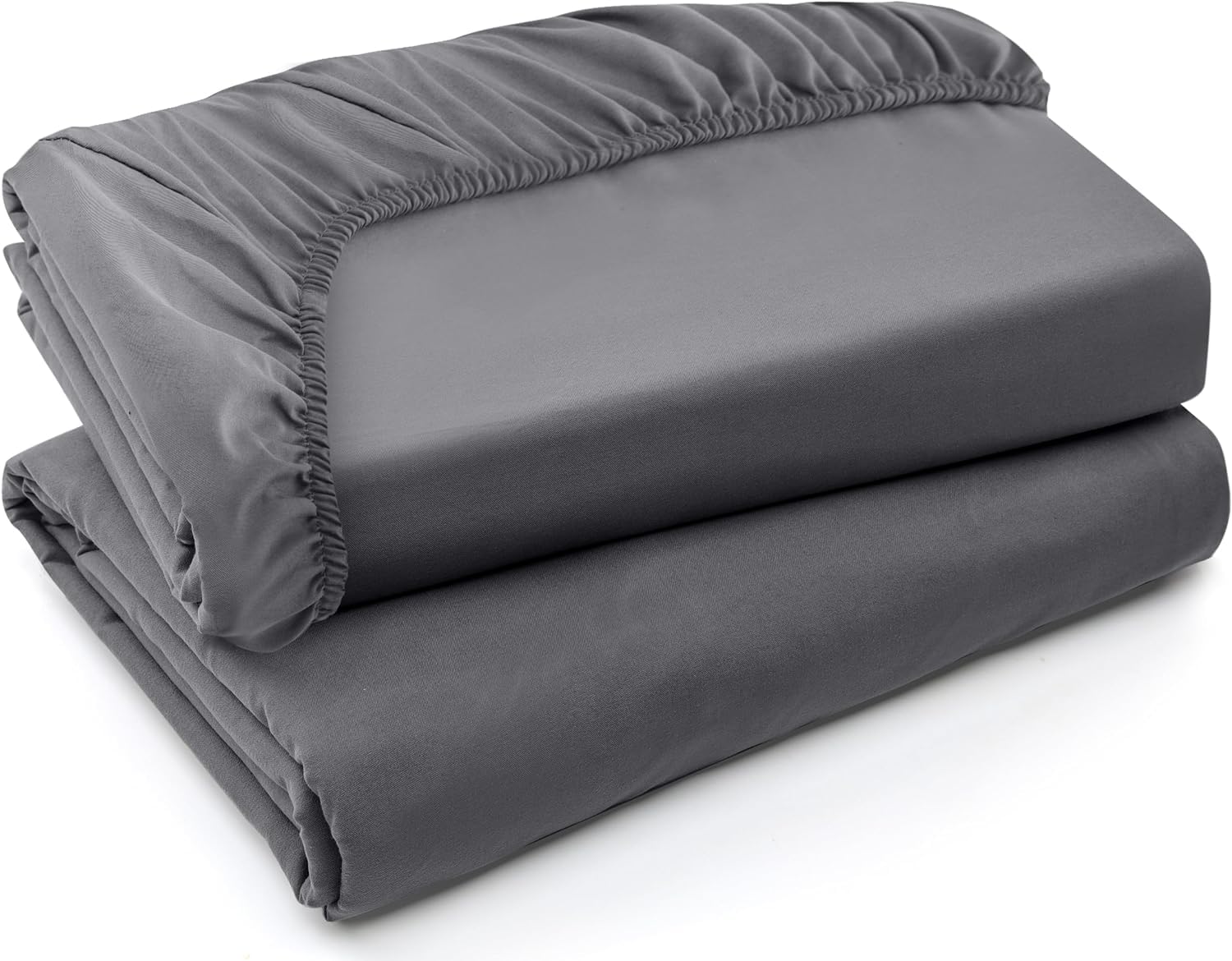 Foto 1 | Sábanas Ajustables Utopia Bedding, 2 Unidades, De Microfibra Gris - Venta Internacional.