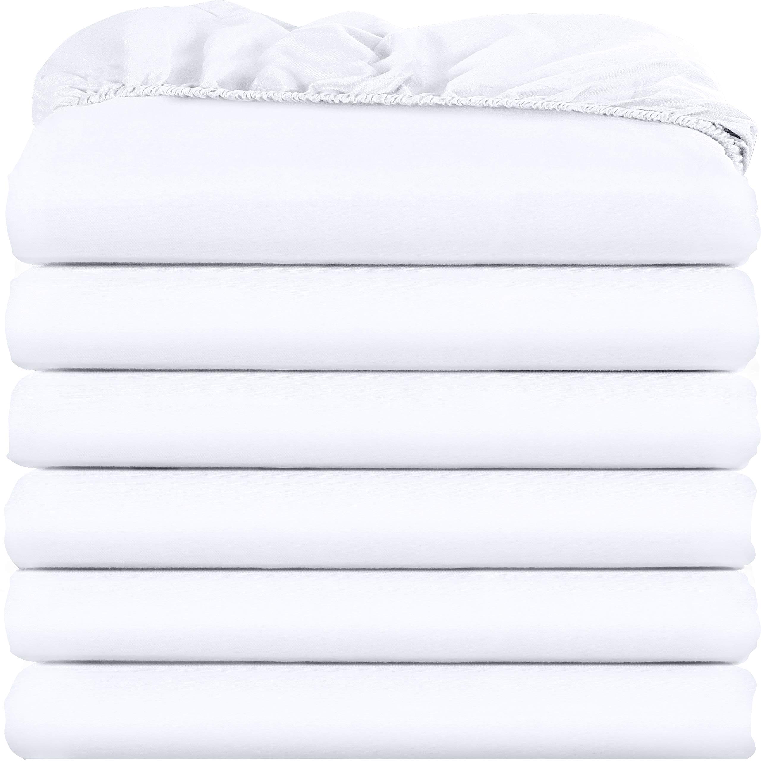 Foto 2 pulgar | Sábanas Ajustables Utopia Bedding King, Paquete De 6 Unidades, Microfibra Suave, Color Blanco - Venta Internacional.
