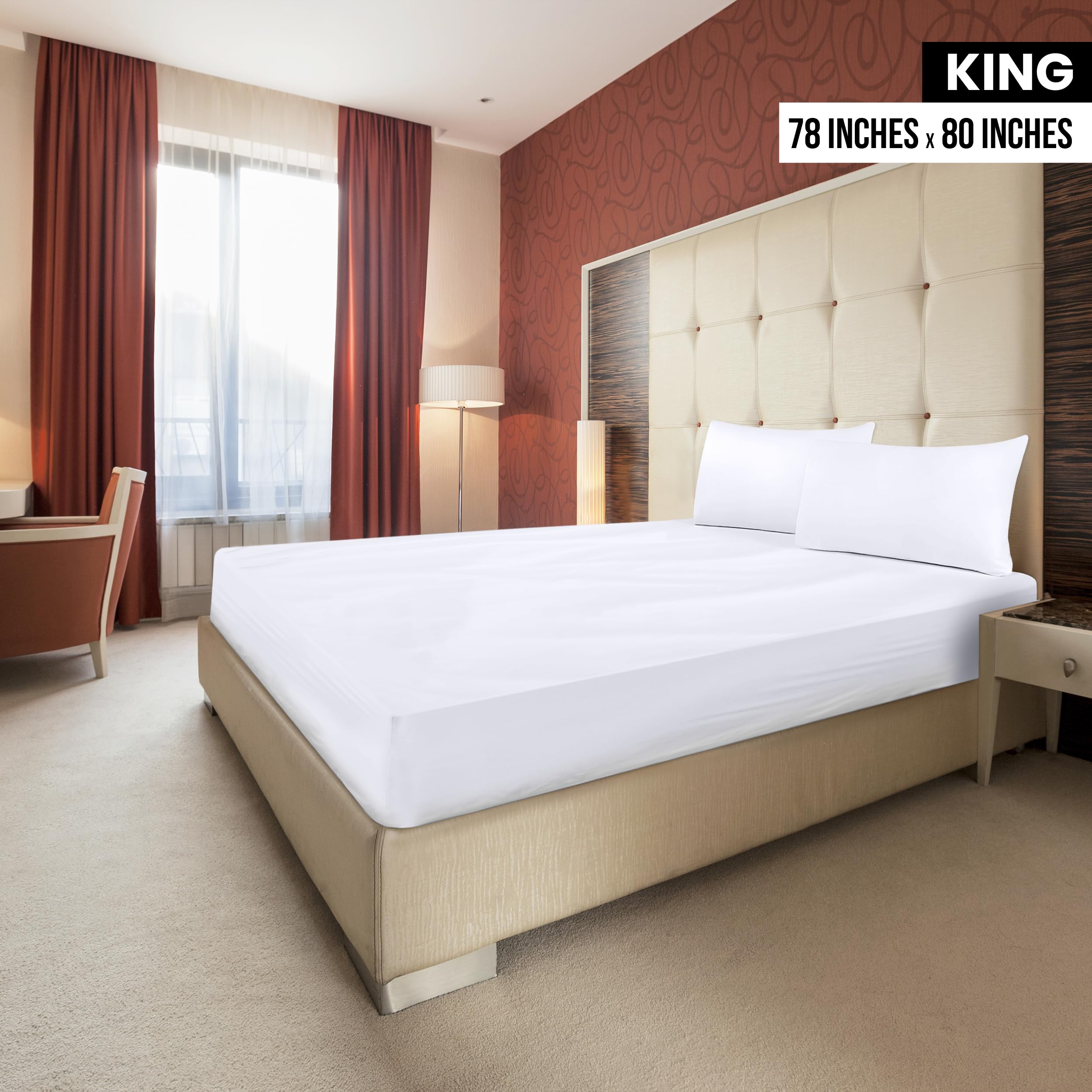 Foto 3 pulgar | Sábanas Ajustables Utopia Bedding King, Paquete De 6 Unidades, Microfibra Suave, Color Blanco - Venta Internacional.