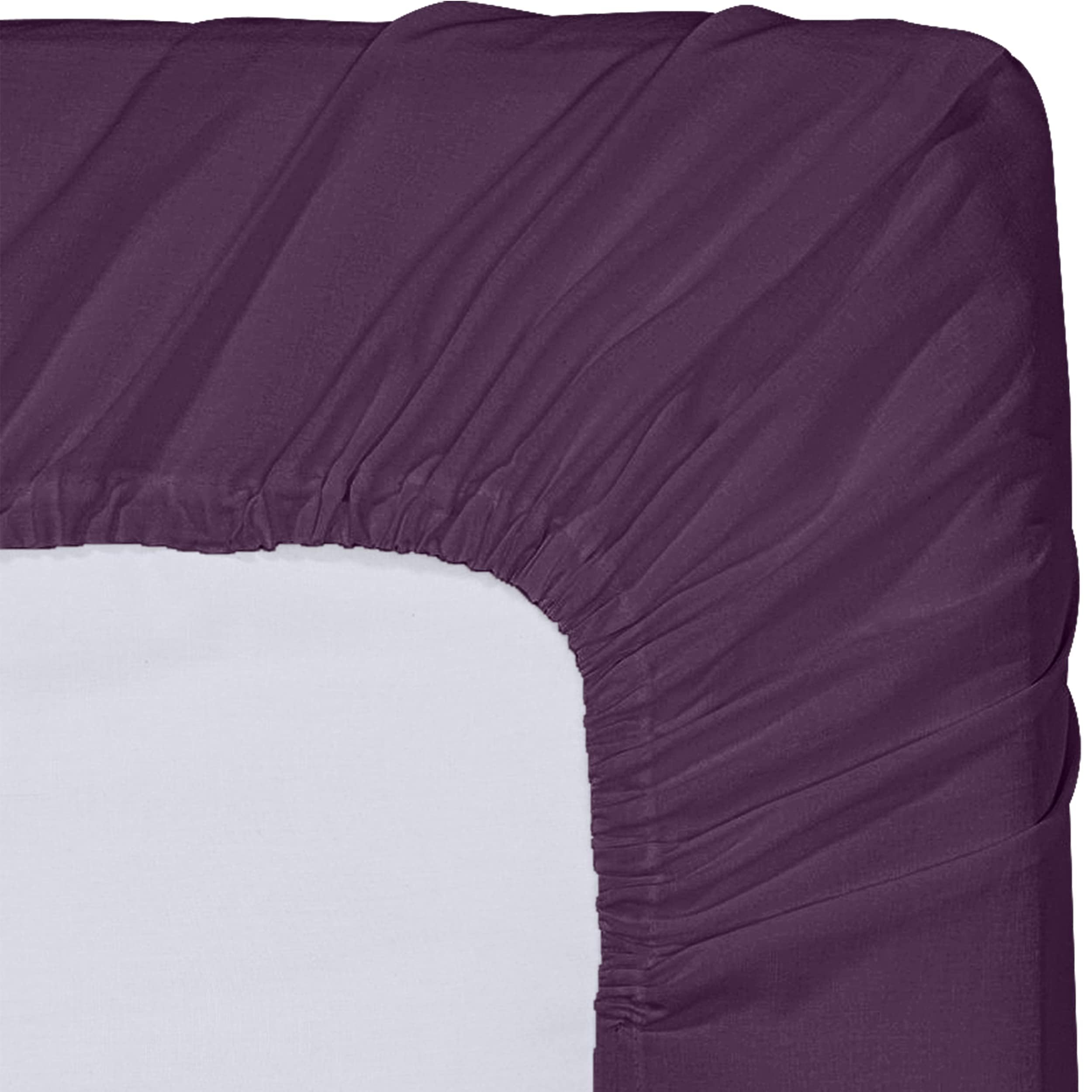 Foto 7 pulgar | Sábanas Ajustables Utopia Bedding Twin Xl, Paquete De 2 Unidades, Color Morado - Venta Internacional.