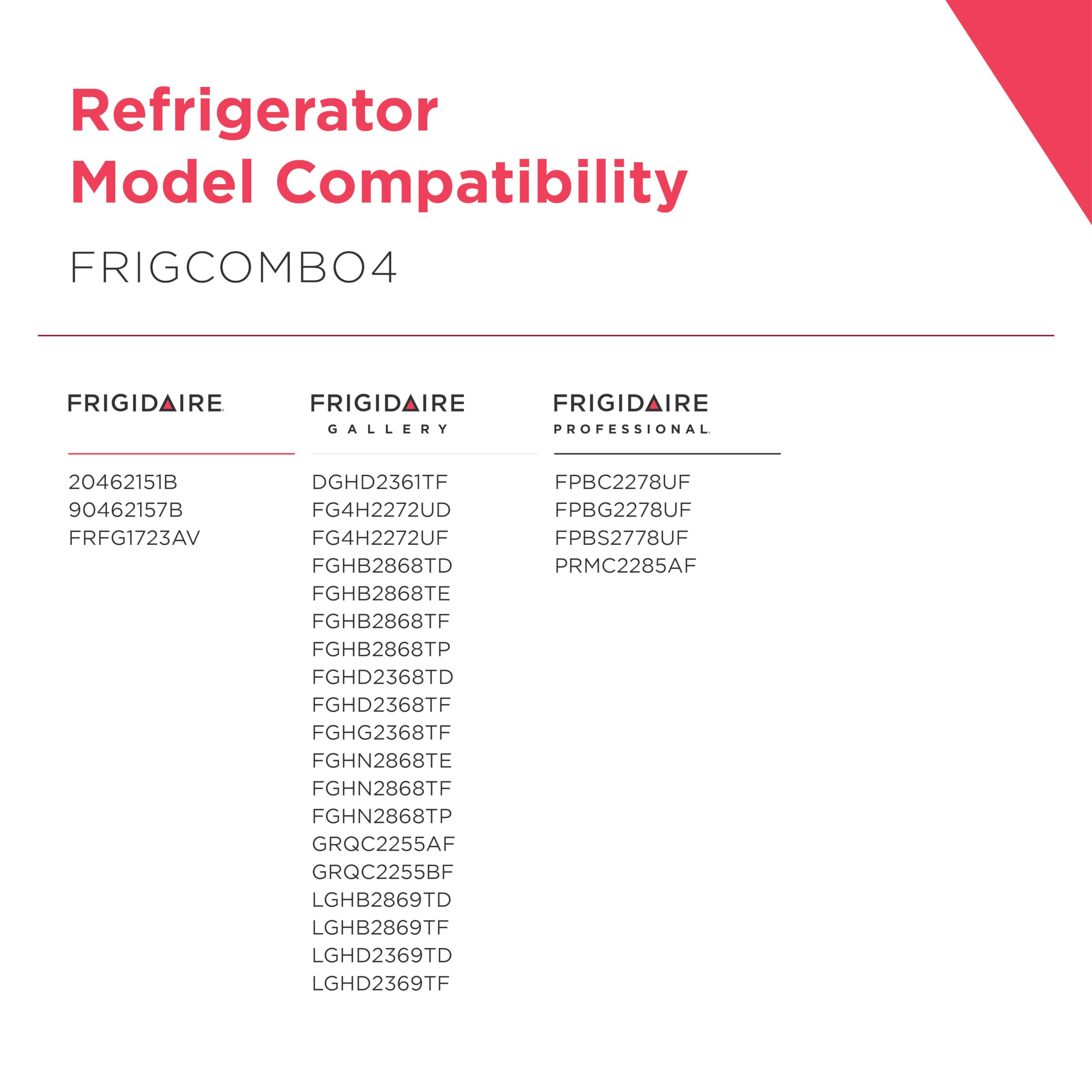 Foto 2 | Kit Combinado De Filtro De Agua Y Aire Frigidaire Frigcombo4 - Venta Internacional.