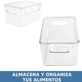 Foto 3 | Organizadores para Refrigerador Jauz Improvement Plástico con Tapa 4 Piezas