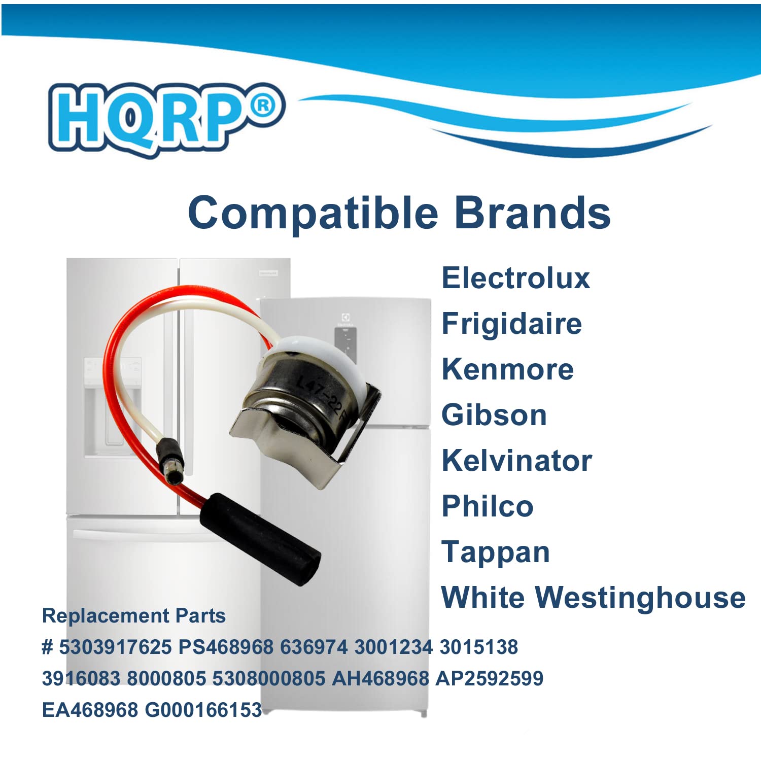 Foto 4 pulgar | Termostatos de Descongelación Hqrp Repuesto para Frigidaire 2 Piezas - Venta Internacional