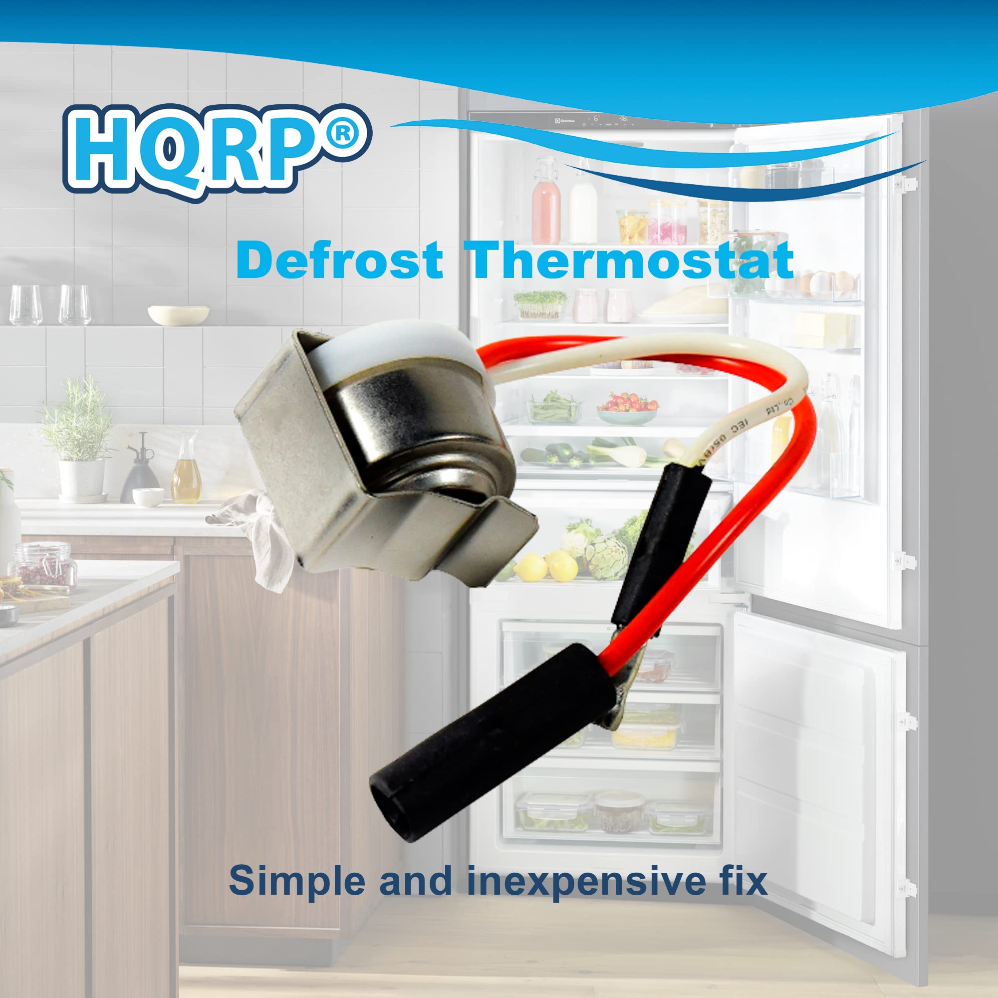Foto 6 pulgar | Termostatos de Descongelación Hqrp Repuesto para Frigidaire 2 Piezas - Venta Internacional