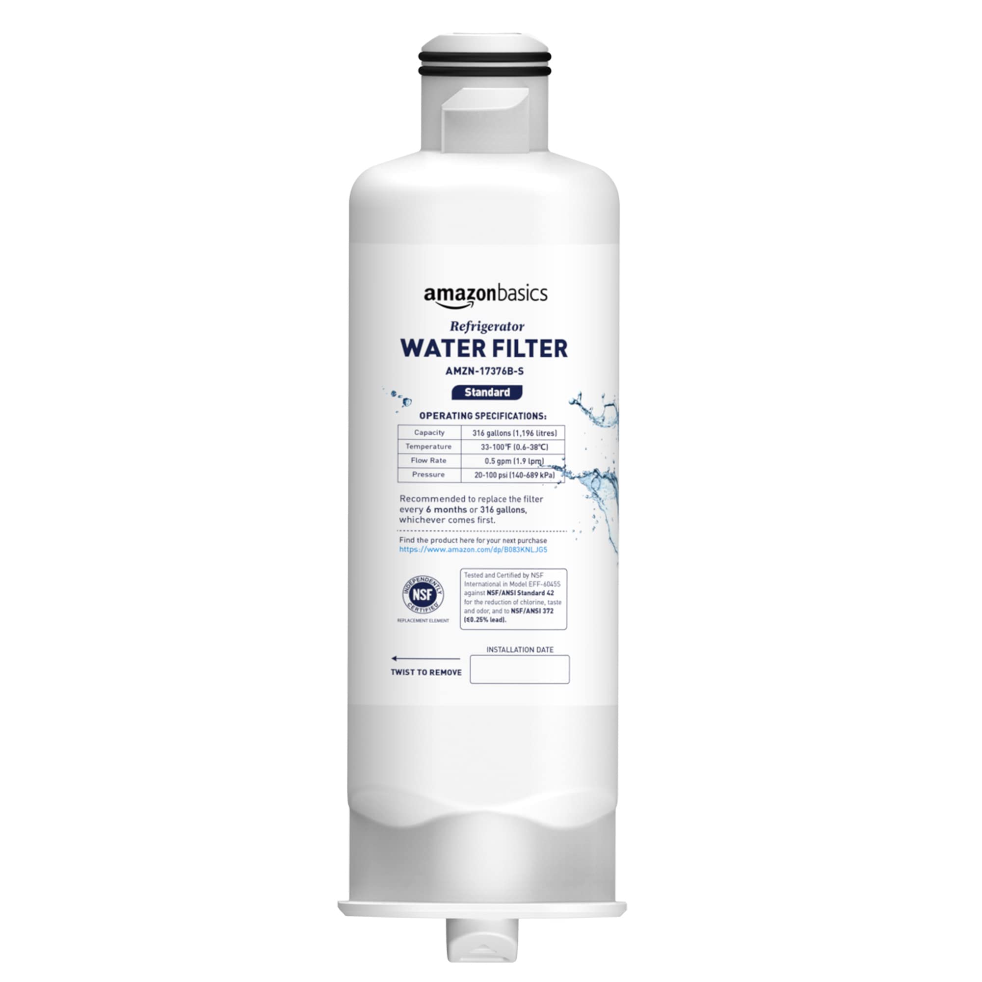 Foto 1 | Filtro De Agua Para Nevera Amazon Basics Samsung Da97-17376b - Venta Internacional.