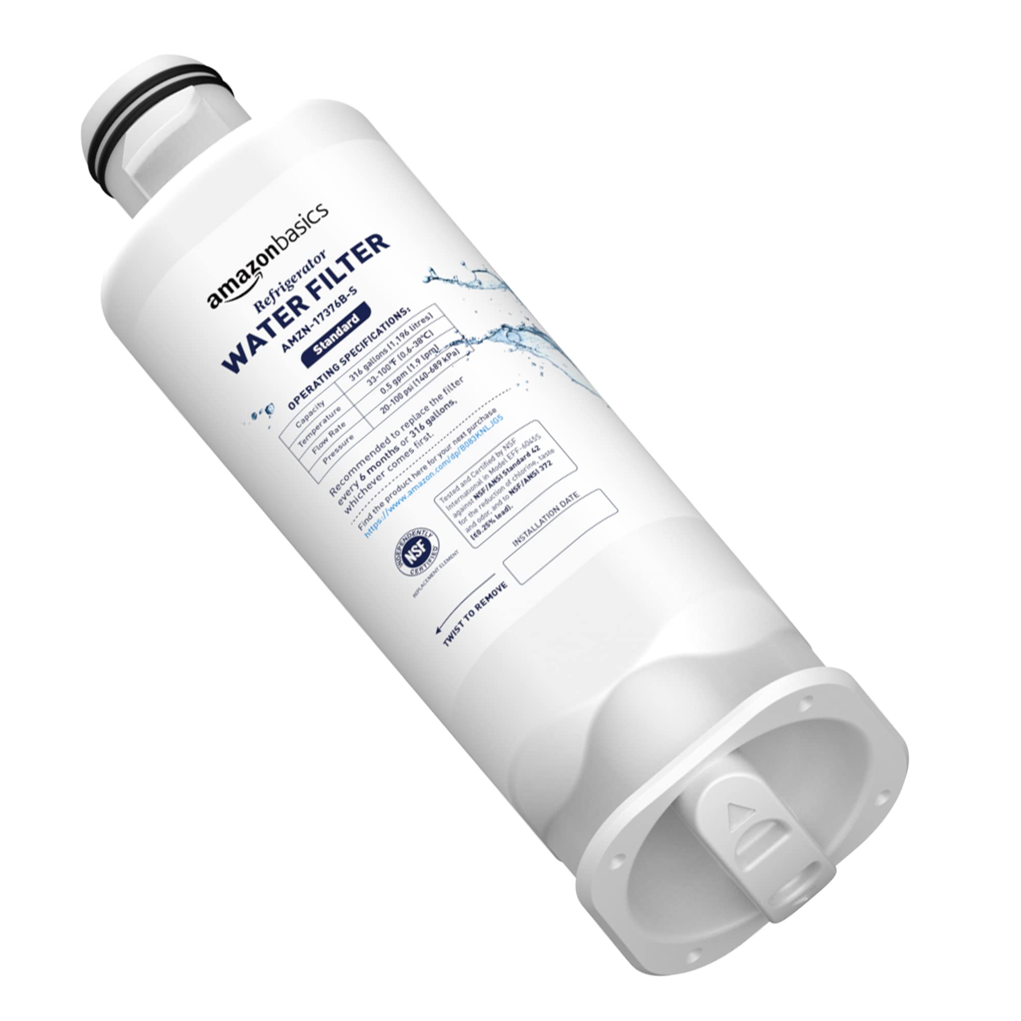 Foto 2 | Filtro De Agua Para Nevera Amazon Basics Samsung Da97-17376b - Venta Internacional.