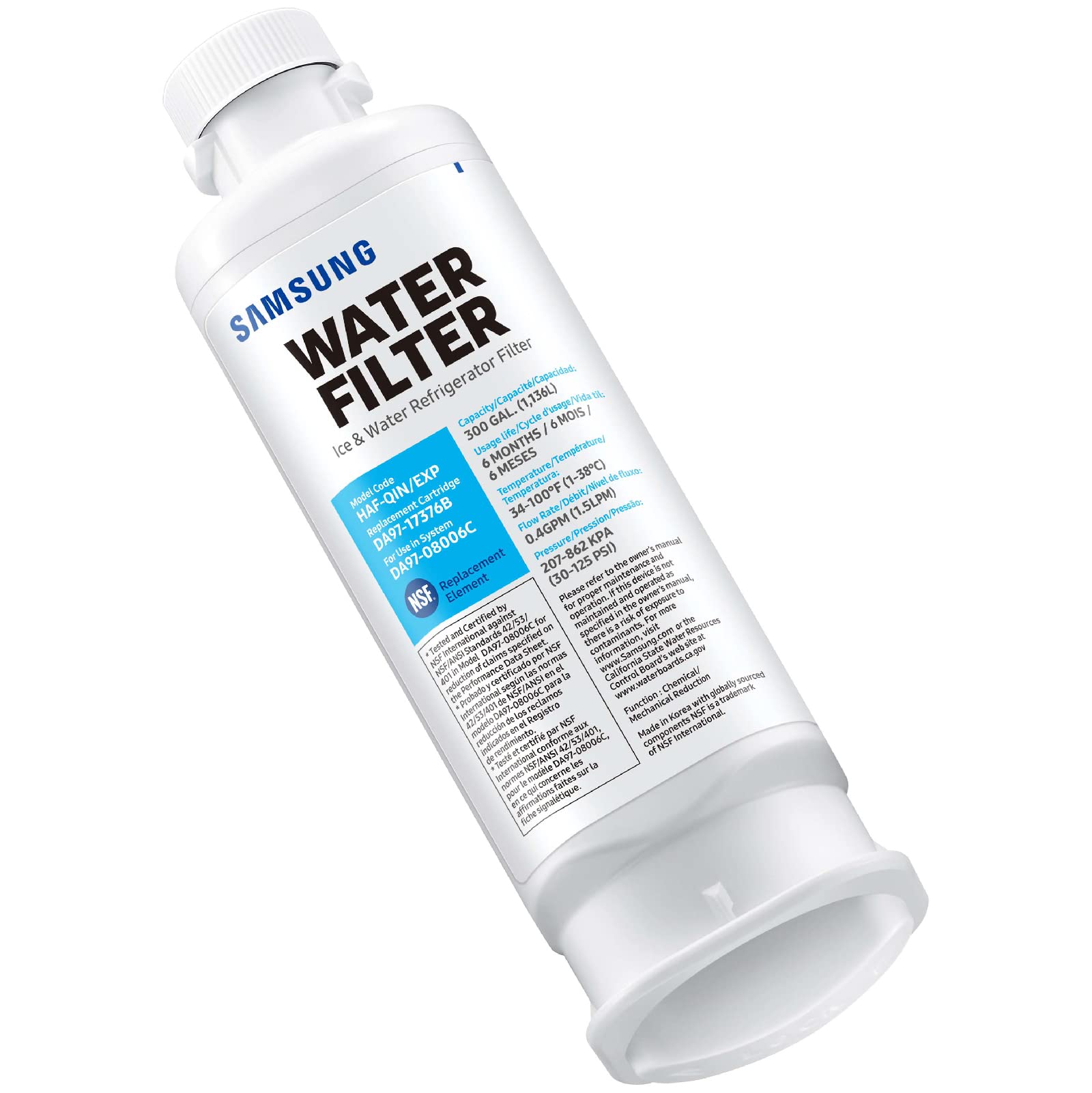 Foto 3 | Filtros De Agua Y Hielo Samsung Haf-qin-2p Para Refrigerador - Venta Internacional.