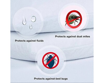 Foto 4 | 2 Protectores De Almohada Impermeables Microplush Estándar