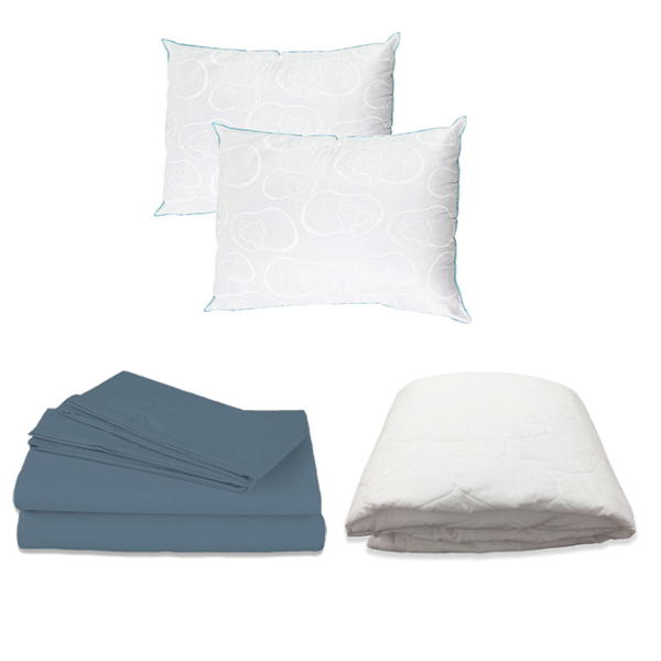 Juego De Sábanas Spring Air King Size Soft Sentation color Blanco