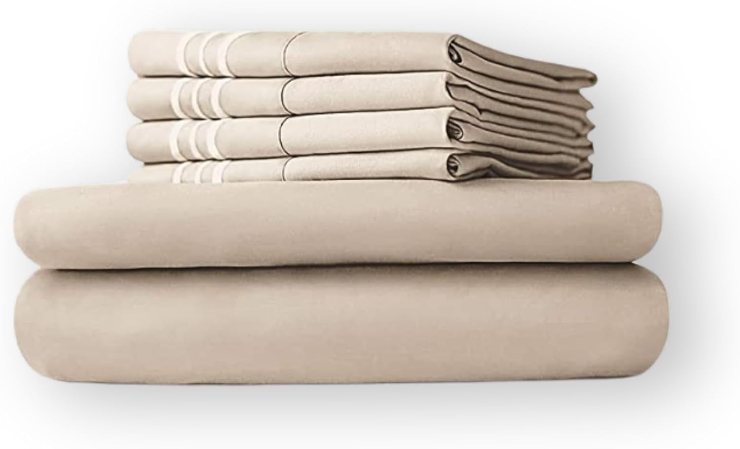 Foto 2 pulgar | Sábanas B.KIND & BEYOND Individual color beige 1800 Hilos Microfibra