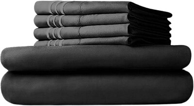 Foto 1 | Sábanas B.KIND & BEYOND Queen Size color Negro 1800 Hilos Microfibra