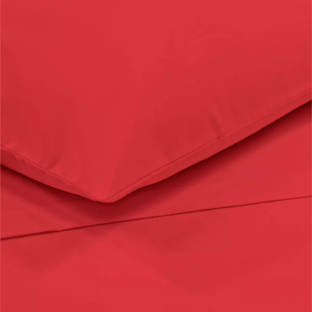 Foto 4 pulgar | Set de Sábanas Microfibra Kyuden Home MICRD-FL color Rojo Matrimonial