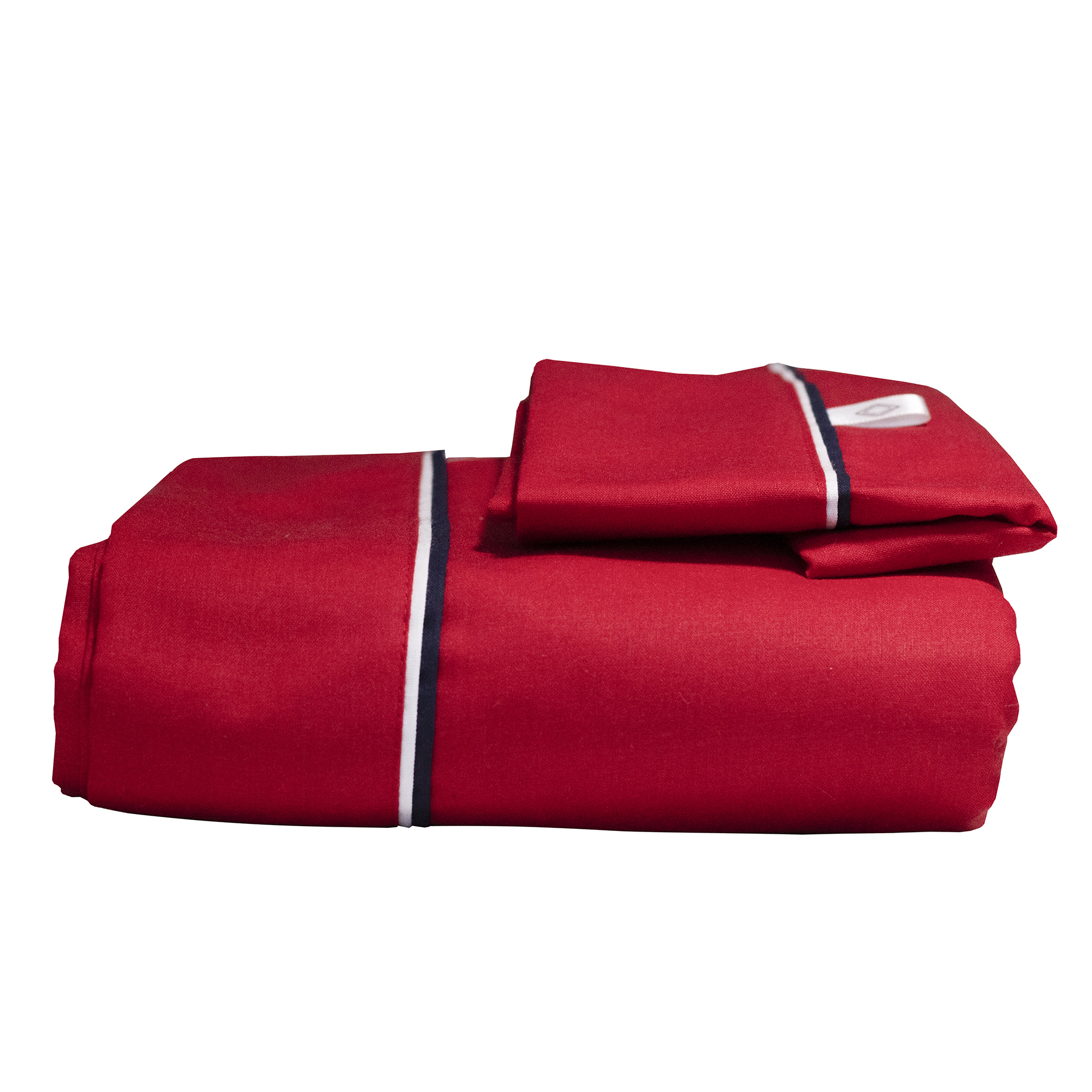 Foto 1 | Juego de Sábanas InHome 03PLRM_HOME color Rojo Matrimonial