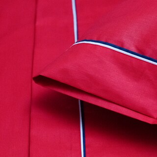 Foto 3 | Juego de Sábanas InHome 03PLRM_HOME color Rojo Matrimonial