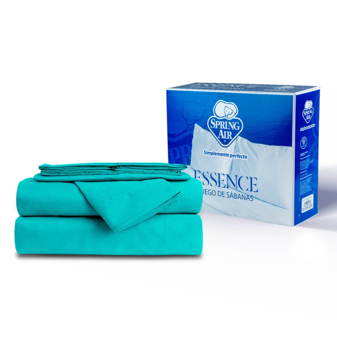 Juego De Sabanas King Size Spring Air Color  Turqueza