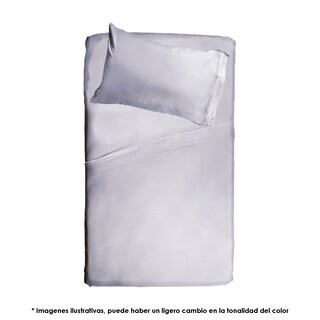 Foto 3 | Juego de Sábanas Aquila Individual Blanco Micro-fibra Super Suave