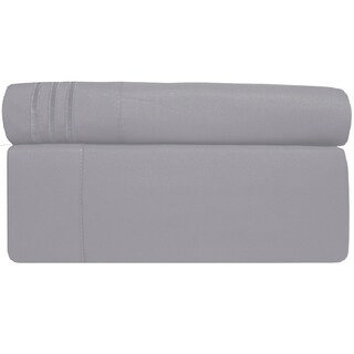 Foto 5 | Juego de Sábanas de Microfibra Rebeca Premium Luxury color Gris Ultra Suave Luxury Touch 1500 Queen Size