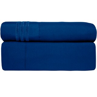 Foto 5 | Juego de Sábanas Queen Size Rebeca de Microfibra Ultra Suave Luxury Touch 1500 Azul Marino