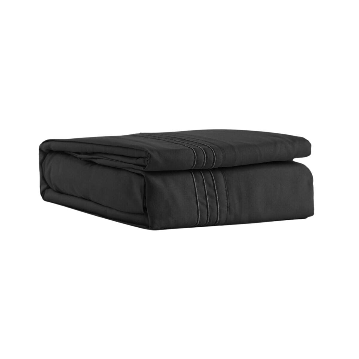 Juego de Sábanas Matrimonial de Microfibra Rebeca Luxury Touch 1500 color Negro