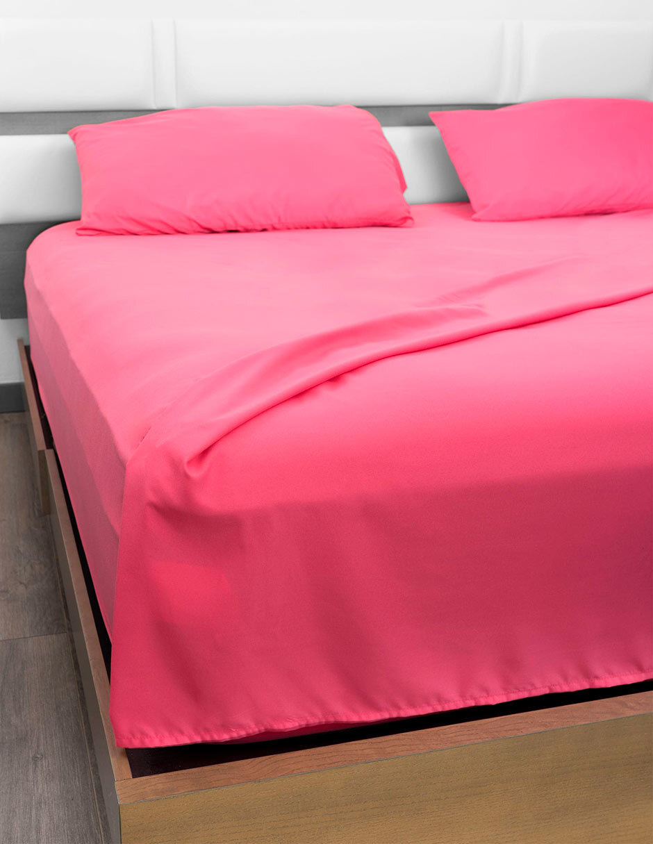 Foto 3 pulgar | Juego de Sábanas Rebeca Premium Luxury King Size color Rosa