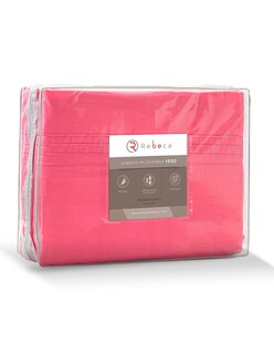 Foto 4 | Juego de Sábanas Rebeca Premium Luxury King Size color Rosa
