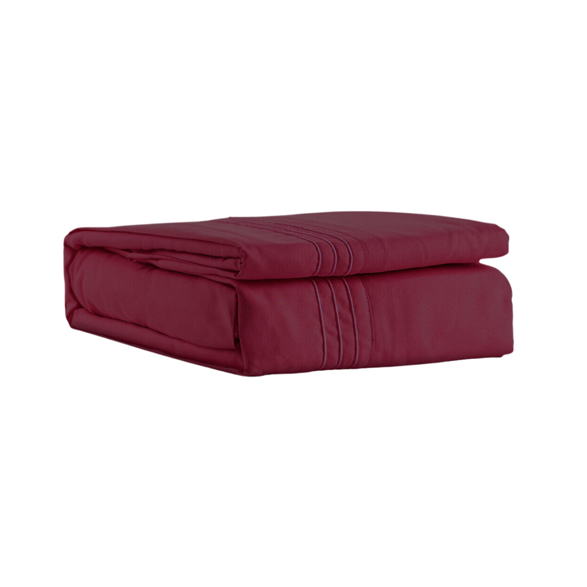Juego de Sábanas Rebeca Premium Luxury King Size color Tinto