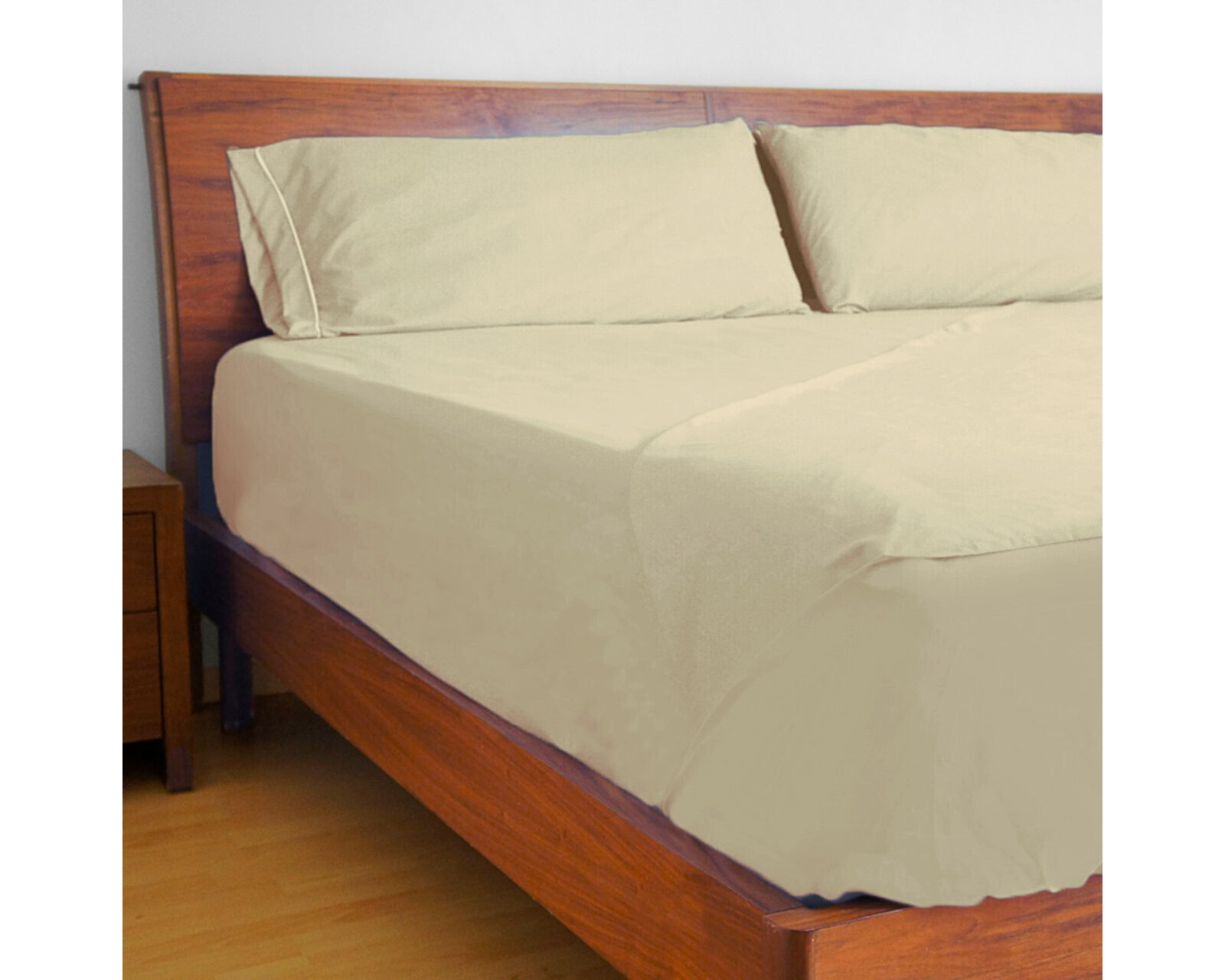 Foto 4 pulgar | Juego de Sábanas King Size de Microfibra Rebeca Koala color Beige
