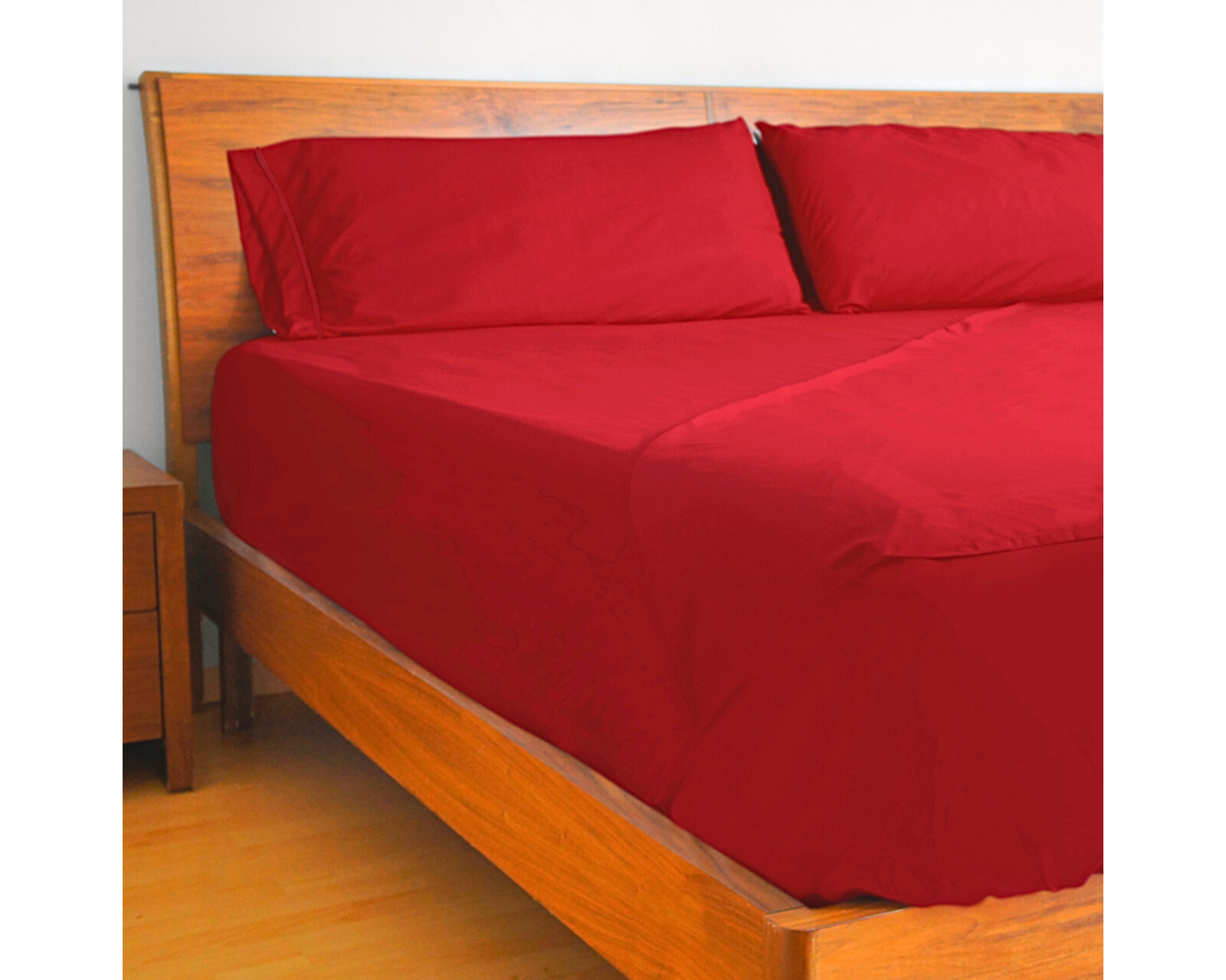 Foto 4 pulgar | Juego de Sábanas Rebeca Koala Matrimonial color Rojo