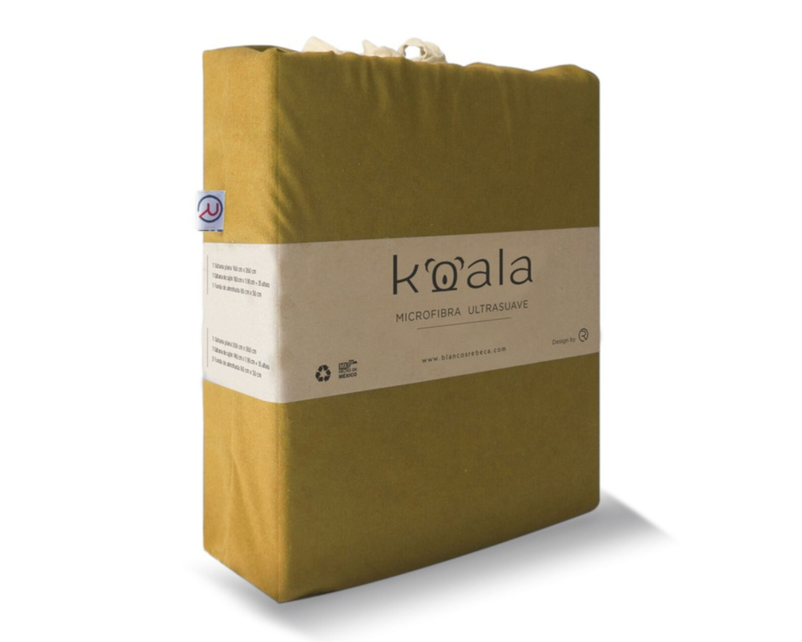 Juego de Sábanas Rebeca Koala Individual color Dorado
