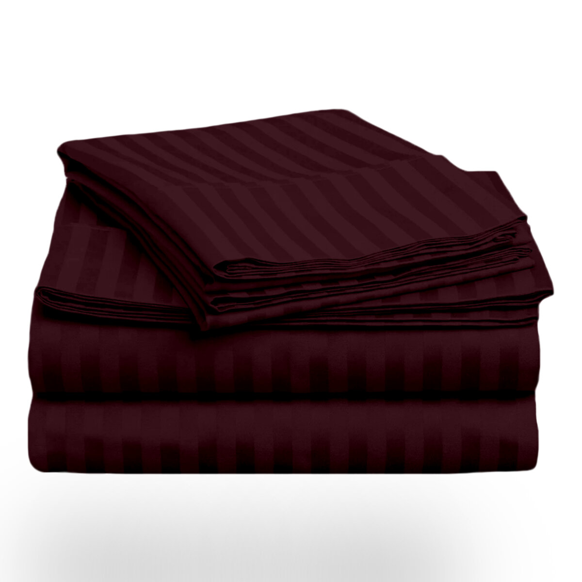 Juego de Sábanas Quetzal Rebeca color Vino Microfibra Básica Individual