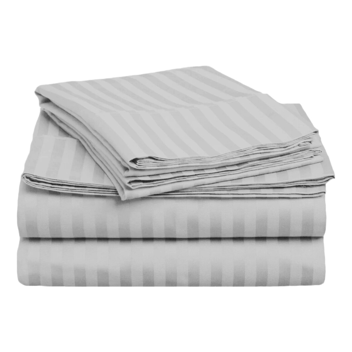 Juego de Sábanas Kins Size Rebeca Quetzal color Gris 5 Piezas