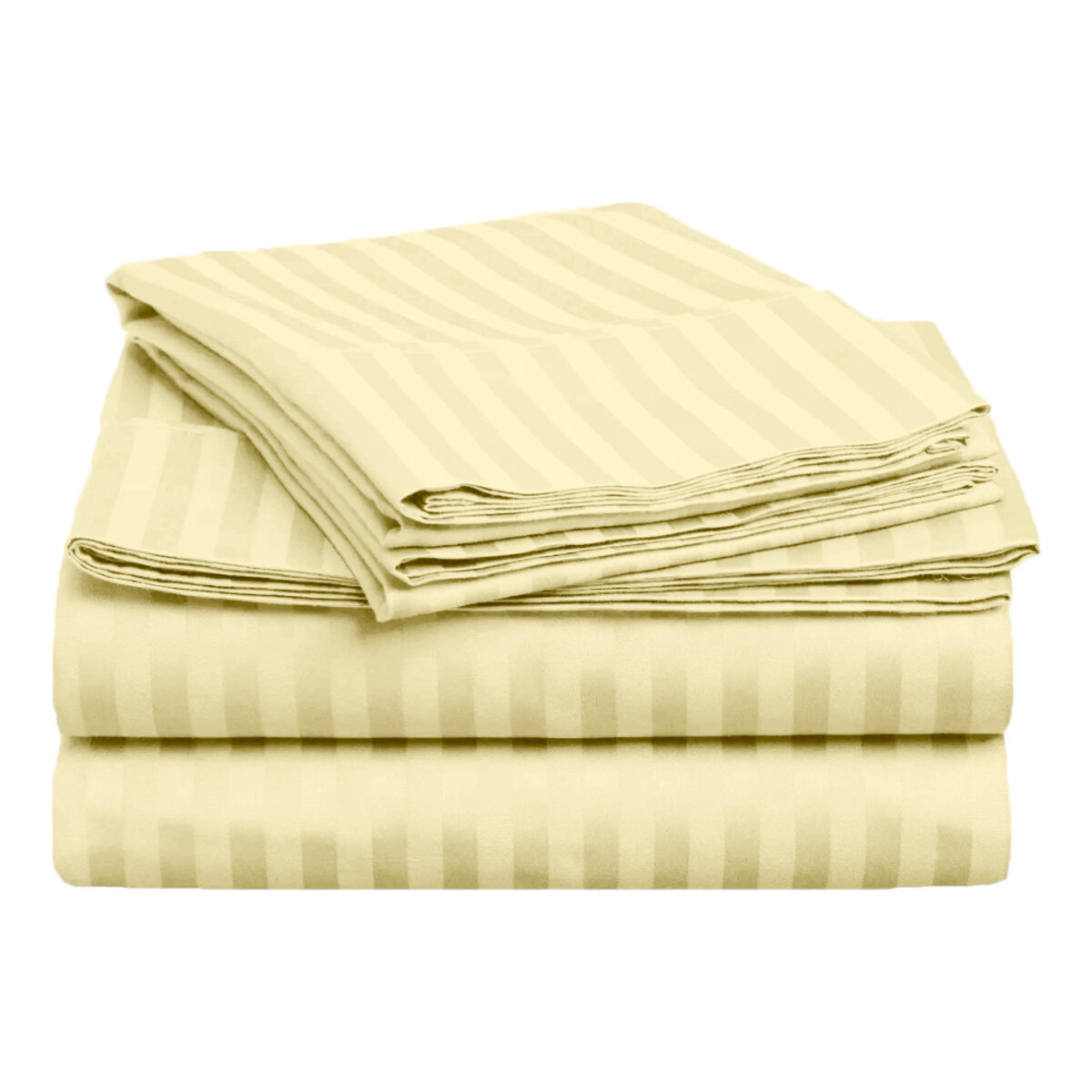 Juego de Sábanas Kins Size Rebeca Quetzal color Amarillo 5 Piezas