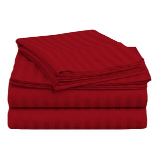 Foto 1 | Juego de Sábanas Matrimonial Rebeca Quetzal Microfibra Básica Rojo