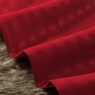 Foto 4 | Juego de Sábanas Matrimonial Rebeca Quetzal Microfibra Básica Rojo