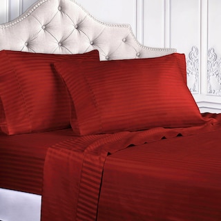 Foto 5 | Juego de Sábanas Matrimonial Rebeca Quetzal Microfibra Básica Rojo